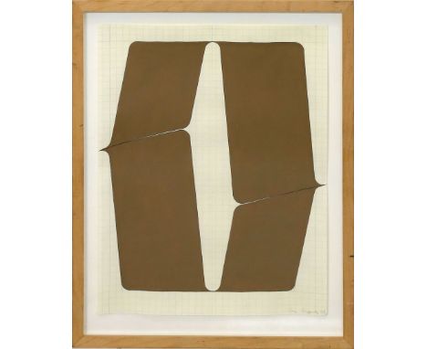 Haggerty, Terry (geb. 1970 in London) Ohne Titel. Mixed Media/Öl, re. u. mit Bleistift sign. und dat. (20)09. Blattmaß ca. 27