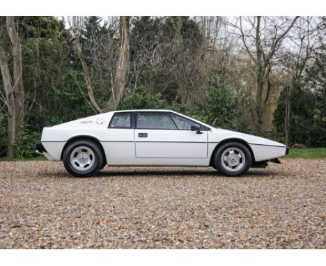 1978 Lotus Esprit S1 Transmission: manualMileage:68960First shown as a prototype on a modified Europa chassis at the 1972 Tur