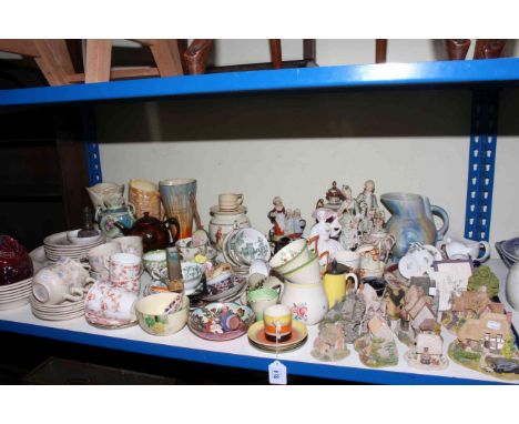 Poole table wares, Lilliput Lane, figures, jugs, etc.