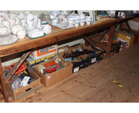 Large collection of tools including power tools, fixings, etc.