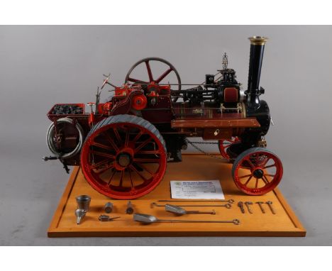 Allchin Royal Chester, a scratch built 1 1/2" scale model traction steam engine, built by Mr Wheelock in strict accordance wi