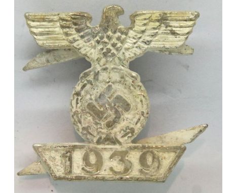 German WWII iron cross, first class spange. P&amp;P Group 1 (£14+VAT for the first lot and £1+VAT for subsequent lots) 