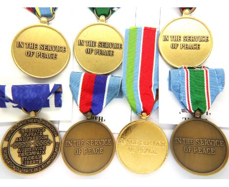 Seven mixed UN medals. P&amp;P Group 1 (£14+VAT for the first lot and £1+VAT for subsequent lots) 