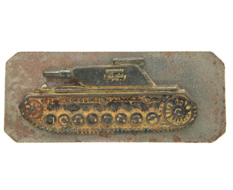 German WWII Tank Destruction sleeve award. P&amp;P Group 1 (£14+VAT for the first lot and £1+VAT for subsequent lots) 