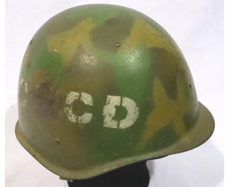Vietnam War Era Russian helmet used by the N.V.A C.S.C.D (North Vietnam Swat). P&amp;P Group 2 (£18+VAT for the first lot and