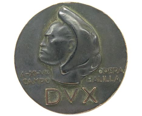 WWI Italian Fascist Mussolini Hercules Opera Ballia badge. P&amp;P Group 1 (£14+VAT for the first lot and £1+VAT for subseque