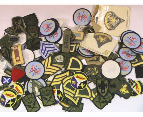 American military division and rank patches. P&amp;P Group 2 (£18+VAT for the first lot and £3+VAT for subsequent lots) 