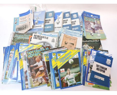 A large collection of 1960s and later Tottenham Hotspur football programmes, to include complete seasons for 1972/73 to 1976/