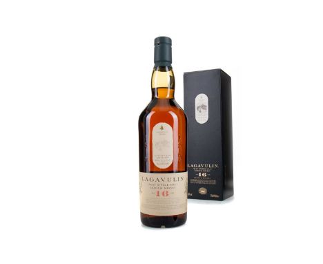 LAGAVULIN 16 YEAR OLDSingle malt.The Islay distillery of Lagavulin first gained notoriety in 1862 when it was acquired by the