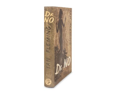 FLEMING, Ian (1908-1964). Dr. No. London: Jonathan Cape, 1958.8vo. Original black boards with woman depicted on front cover, 