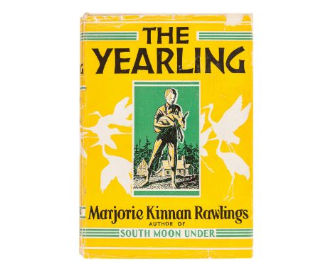 RAWLINGS, Marjorie Kinnan (1896-1953). The Yearling. New York: Charles Scribner's Sons, 1938.8vo. Numerous illustrations by E