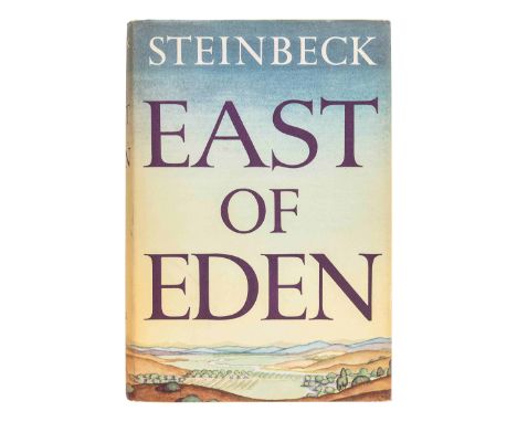 STEINBECK, John (1902-1968). East of Eden. New York: Viking Press, 1952.&nbsp;8vo. Original publisher's green cloth; original