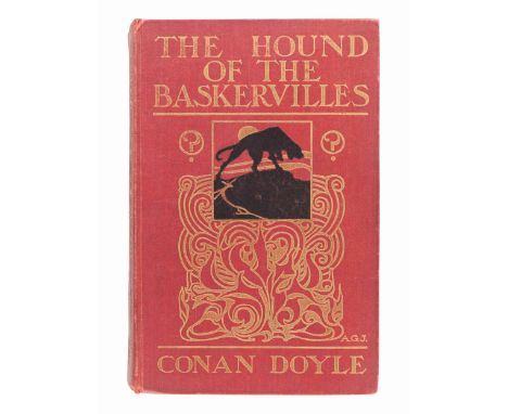 DOYLE, Arthur Conan (1859-1930). The Hound of the Baskervilles. London: George Newnes, Limited, 1902.8vo. Half-title, monochr