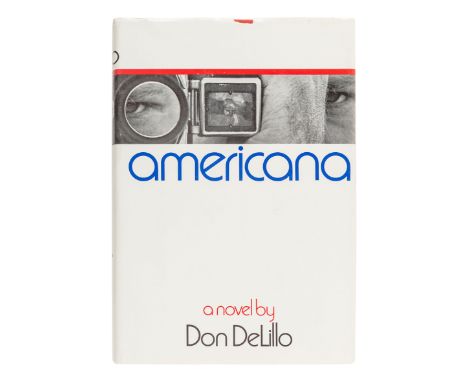 DELILLO, Don (b. 1936). Americana. Boston: Houghton Mifflin Company, 1971.8vo. Original cloth-backed boards; original dust ja