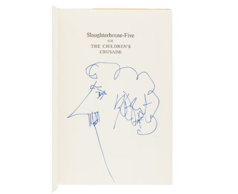 VONNEGUT, Kurt, Jr. (1922-2007). Slaughterhouse-Five or The Children's Crusade. New York: Seymour Lawrence Delacorte Press, 1