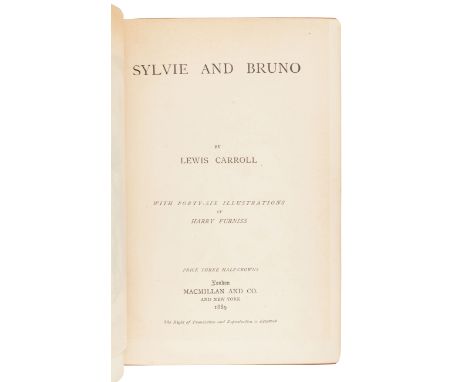 DODGSON, Charles Lutwidge ("Lewis Carroll") (1832-1898). Sylvie and Bruno. London: Macmillan and Co., 1889.&nbsp;8vo (184 x 1