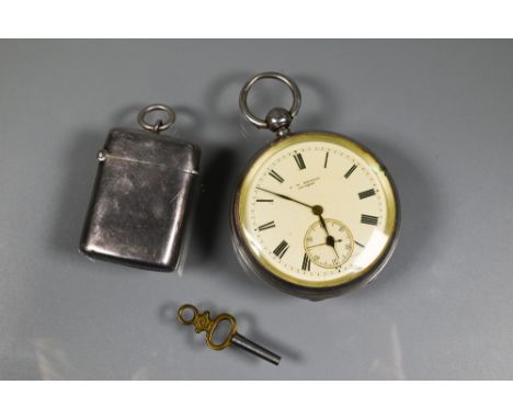 J W Benson, London, a Victorian silver cased pocket watch 'The Ludgate', No.36881, with key wind movement, London 1866 to/wit