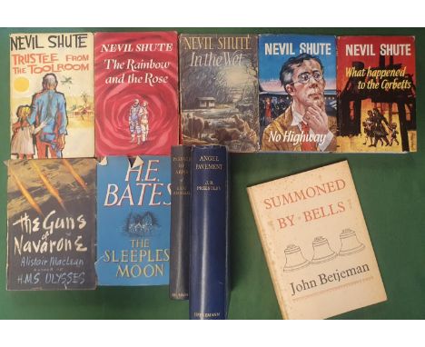 First Edition Hardbacks collection inc Alistair MacLean' Guns of Navarone' &amp; John Betjeman's 'Summoned by Bells'