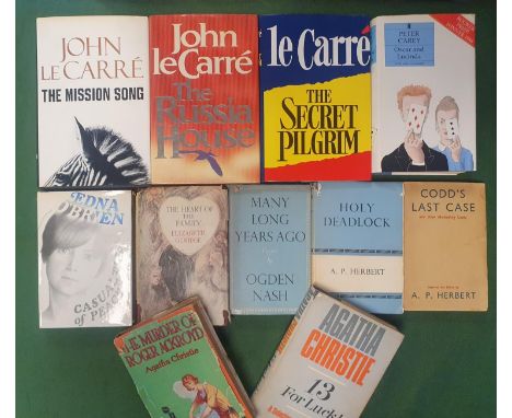 First Edition Hardbacks collection inc John Le Carre, Agatha Christie &amp; Ogden Nash