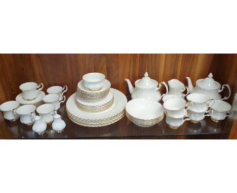 Royal Albert Val D'or White Tea Service Set
