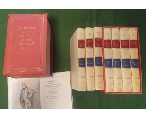 Folio Soceity Set - History of the Decline and Fall of the Roman Empire - 1987 Twin Box Set