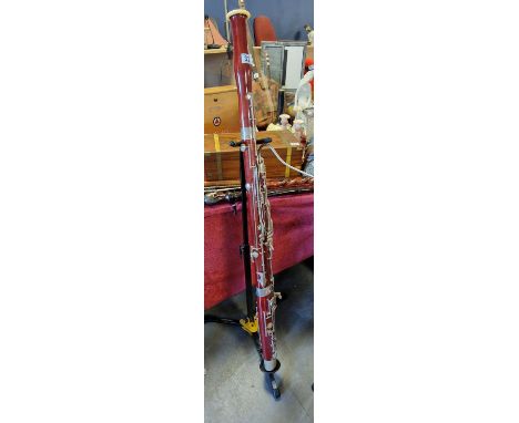 Rosedale BSN-500 Bassoon Woodwind Musical Instrument + Hercules Stand- 135cm