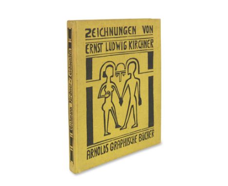 Ernst Ludwig Kirchner - Will Grohmann    Kirchner-Zeichnungen. Dresden, E. Arnold 1925. - 'Das erste wichtige Buch über Kirch