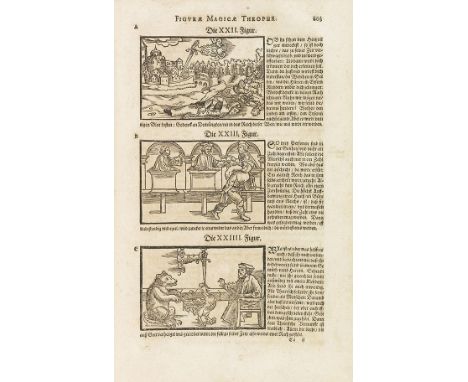 Paracelsus    Opera. Bücher und Schrifften. Durch J. Huserum Brisgoium in Truck gegeben. 2 Bände. Straßburg, L. Zetzner 1603.