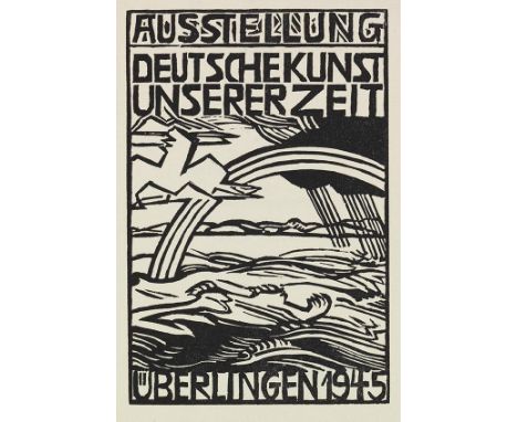 Erich Heckel    Ausstellung Deutsche Kunst unserer Zeit. Veranstalter: Der Kulturbund Überlingen. Protektor: Gouverneur Chef 