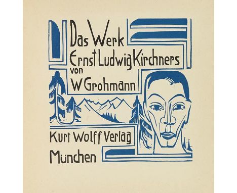 Ernst Ludwig Kirchner    Das Werk Ernst Ludwig Kirchners von W. Grohmann. München, K. Wolff 1925-1926. - Großartiges Künstler