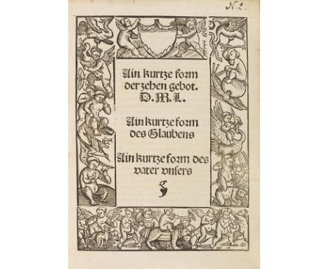 Martin Luther    Sammlung von 7 Drucken. Aus den Jahren 1519-1534. - Sammlung von frühen Lutherdrucken, darunter zwei Erstaus