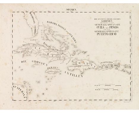 Wilhelm Ernst August von Schlieben    Atlas von Europa nebst den Kolonien. 14 Lieferungen (von 15) in 14 Bänden. Leipzig, G. 