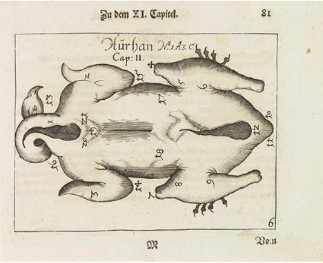 Philipp Harsdörffer    Vollständiges und von neuem vermehrtes Trincir-Buch. 5 Teile in 1 Band. Nürnberg, Chr. Gerhard für Pau
