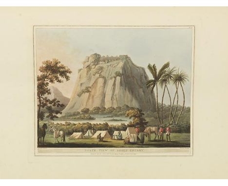 James Hunter   Picturesque scenery in the kingdom of Mysore. London, Bulmer für E. Orme 1805. - Schöne Folge mit Ansichten au