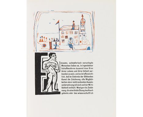 Will Grohmann   Kirchner-Zeichnungen. Dresden, E. Arnold 1925. - Erste Ausgabe der frühen Standardmonographie - Die Vorzugsau