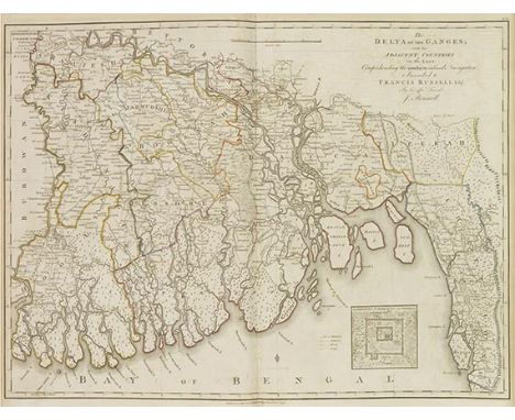 James Rennell    A Bengal atlas: containing maps of the theatre of war and commerce on that side of Hindoostan. (London) 1781