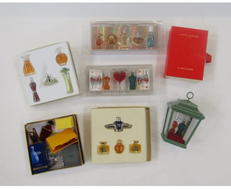 Assorted perfume bottles to include Issey Miyake 'Le Feu d'Issey', Jean Paul Gaultier 'Le Duo Miniatures Saint Valentin',&nbs