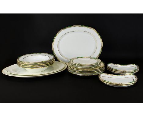 Spode Copelands/ Soane & Smith China Serveware Twenty two pieces in total to include dinner plates, large serving platters, s