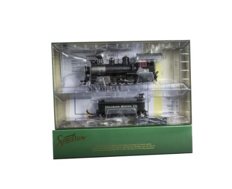 Spectrum by Bachmann On30 Gauge American Steam Locomotive and Tender, a boxed 25962 Colorado Mining Co, Baldwin 2-8-0 Consoli