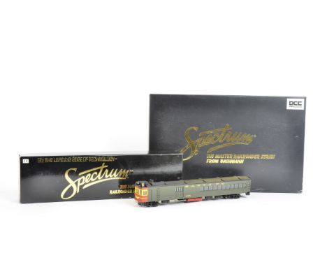 Spectrum by Bachmann H0 Gauge Steam Locomotive with tender and Doodlebug Locomotives, a boxed trio including 83307 USRA light