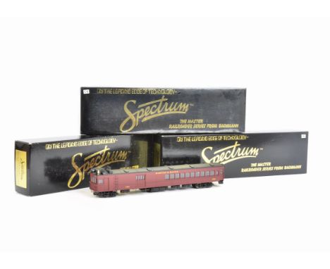 Spectrum by Bachmann H0 Gauge  Doodlebug Locomotives, a boxed group of EMC gas/electric Doodlebug locomotives including  8140