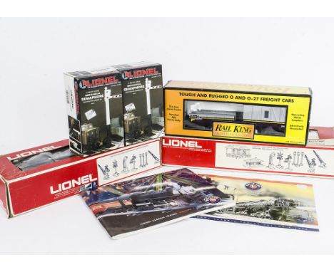 Modern Lionel and Rail King 0 Gauge Trains, comprising Lionel boxed locomotives 6-8558 a Milwaukee Road Bo-Bo electric and 6-