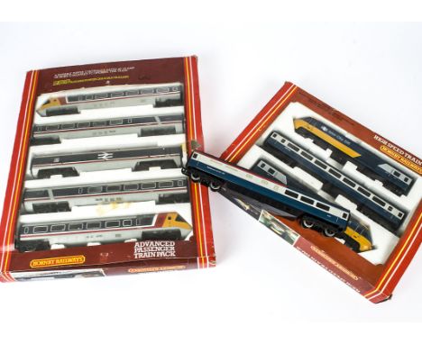Hornby (Margate) APT and HST Train Sets, R794 Advanced Passenger Train Pack 5-Car set with Pantograph and R332 High Speed Tra