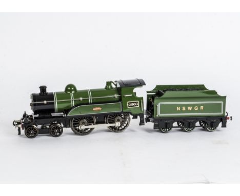 An ACE Trains 0 Gauge 3-rail 'Celebration' Class 4-4-0 Locomotive and Tender, in New South Wales Government Railways (Austral