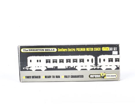 Wrenn 00 Gauge W3006/7 chocolate and cream Brighton Belle Power and Non-Powered cars, No 90 and 91, with packing rings and in
