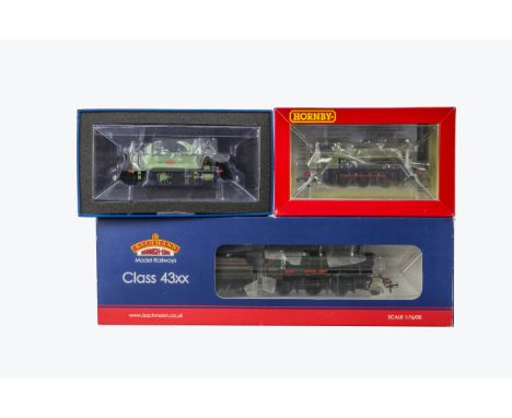 00 Gauge Steam Locomotives, a boxed trio comprising  Bachmann Branchline, 31-831 class 43XX 4358 BR locomotive and tender in 