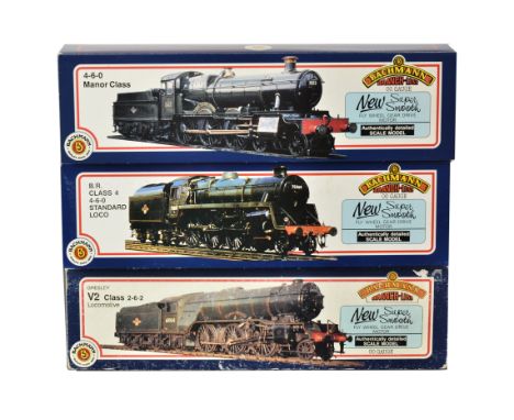 Bachmann Branchline 00 Gauge Steam Locomotives and Tenders, a boxed trio including  31-551 V2 Class 60800 Green Arrow in BR b