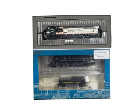 Genesis by Athearn and Spectrum by Bachmann H0 Gauge Steam Locomotives and Tenders, a boxed duo including  Genesis G6431 SD-7