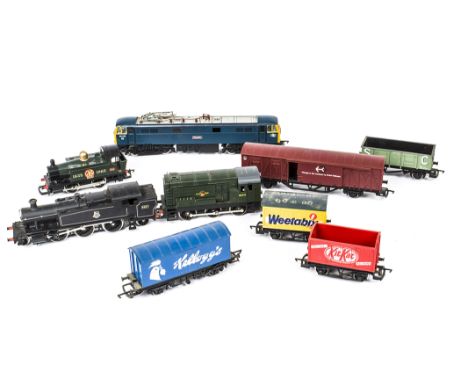 Hornby and other makers 00 Gauge unboxed Locomotives and Rolling Stock, including Hornby BR blue Class 86 'Phoenix', BR green