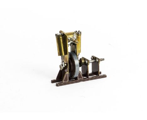 A Twin-Cylinder Vertically-Mounted Oscillating Steam Engine, to unknown design and possibly freelance, possibly suitable for 